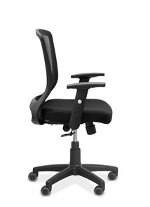 Кресло офисное Фьюжн, сетка/ткань TW / черная/черная в Магадане - предосмотр 8