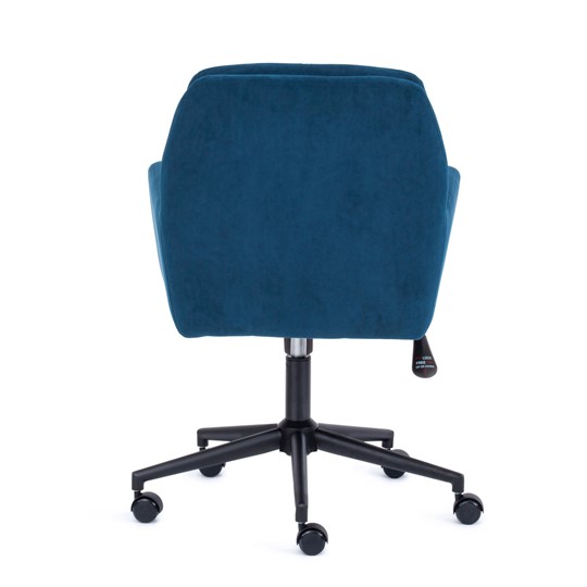 Компьютерное кресло GARDA флок, синий, 32 арт.15292 в Магадане - изображение 3