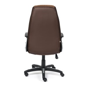 Компьютерное кресло INTER кож/зам/флок/ткань, коричневый, 36-36/6/TW-24 арт.15028 в Магадане - предосмотр 4