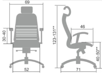 Офисное кресло Кресло Samurai K-3.04 Infinity Easy Clean (MPES) в Магадане - предосмотр 15