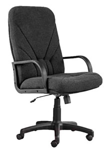 Кресло компьютерное MANAGER (PL64) ткань CAGLIARI C-38 серый в Магадане - предосмотр