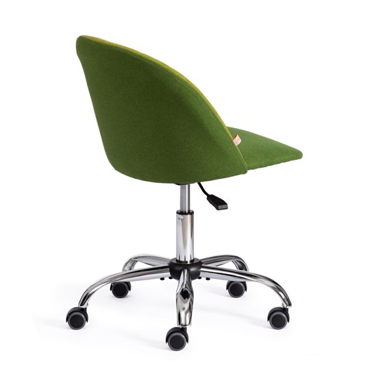 Компьютерное кресло MELODY флок/экошерсть, олива/зеленый, арт.17193 в Магадане - изображение 2