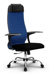 Кресло офисное МЕТТА B 1b 21/U158, Основание 17833 синий/черный в Магадане