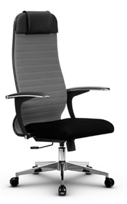 Кресло офисное МЕТТА B 1b 21/U158, Основание 17834 серый/черный в Магадане - предосмотр