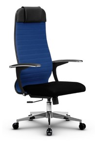 Кресло офисное МЕТТА B 1b 21/U158, Основание 17834 синий/черный в Магадане