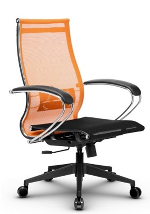 Кресло офисное МЕТТА B 2m 9/K131, Основание 17832 оранжевый/черный в Магадане - изображение