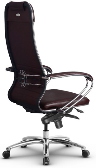 Офисное кресло Metta L 1m 38K2/K мультиблок, нижняя часть 17838 бордовый в Магадане - изображение 3