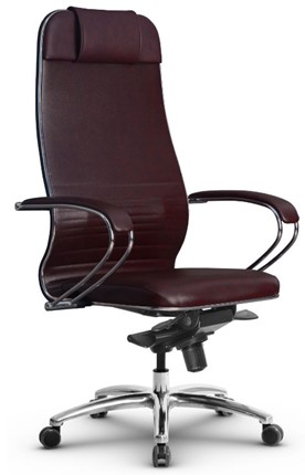 Офисное кресло Metta L 1m 38K2/K мультиблок, нижняя часть 17838 бордовый в Магадане - изображение
