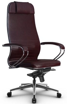 Офисное кресло Metta L 1m 38K2/K мультиблок, нижняя часть 17839 бордовый в Магадане - изображение