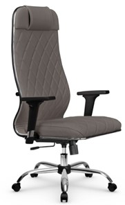 Офисное кресло Мetta L 1m 40M/2D Infinity Easy Clean (MPES) топган, нижняя часть 17833 серый в Магадане