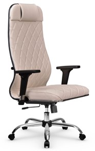 Офисное кресло Мetta L 1m 40M/2D Infinity Easy Clean (MPES) топган, нижняя часть 17833 светло-бежевый в Магадане