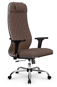Офисное кресло Мetta L 1m 40M/2D Infinity Easy Clean (MPES) топган, нижняя часть 17833 светло-коричневый в Магадане