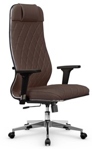 Офисное кресло Мetta L 1m 40M/2D Infinity Easy Clean (MPES) топган, нижняя часть 17834 темно-коричневый в Магадане