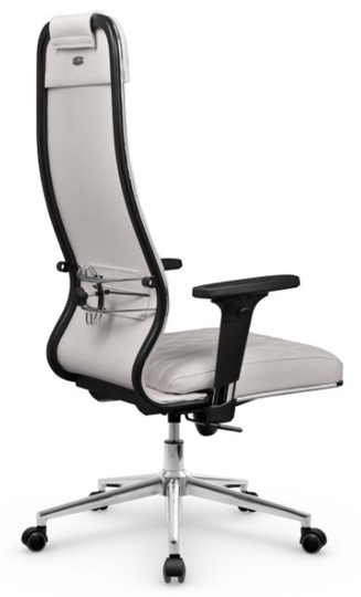 Офисное кресло Мetta L 1m 40M/2D Infinity Easy Clean (MPES) топган OMS, нижняя часть 17853 белый в Магадане - изображение 3