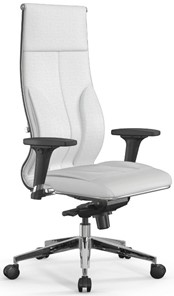 Кресло офисное Мetta L 1m 46/2D Infinity Easy Clean (MPES) мультиблок, нижняя часть 17839 белый в Магадане - предосмотр