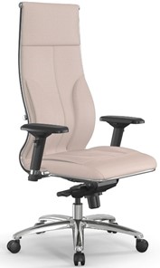 Кресло офисное Мetta L 1m 46/4D Infinity Easy Clean мультиблок, нижняя часть 17838 молочный в Магадане