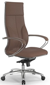 Офисное кресло Мetta L 1m 46/K Infinity Easy Clean мультиблок, нижняя часть 17838 светло-коричневый в Магадане