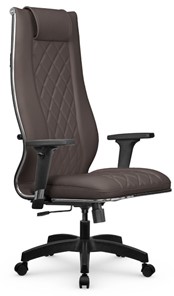 Кресло офисное МЕТТА L 1m 50M/2D Infinity Easy Clean топган, нижняя часть 17831 темно-коричневый в Магадане