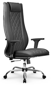 Кресло офисное МЕТТА L 1m 50M/2D Infinity Easy Clean топган, нижняя часть 17833 черный в Магадане