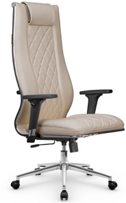 Кресло офисное МЕТТА L 1m 50M/2D Infinity Easy Clean топган, нижняя часть 17852 темно-бежевый в Магадане
