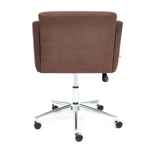 Компьютерное кресло MILAN хром флок, коричневый, арт.13945 в Магадане - изображение 4