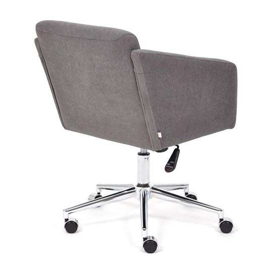 Компьютерное кресло MILAN хром флок, серый, арт.13947 в Магадане - изображение 3