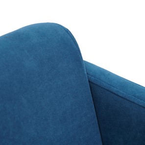 Кресло офисное MILAN хром флок, синий, арт.13948 в Магадане - предосмотр 5