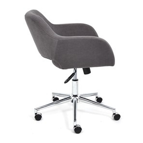 Компьютерное кресло MODENA хром флок, серый, арт.14232 в Магадане - предосмотр 1