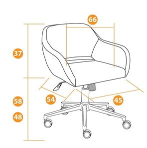Компьютерное кресло MODENA хром флок, серый, арт.14232 в Магадане - предосмотр 11