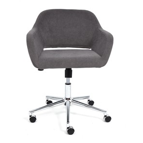 Компьютерное кресло MODENA хром флок, серый, арт.14232 в Магадане - предосмотр 4