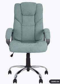 Компьютерное кресло MORFEO (CHR68) ткань SORO-34, зеленая в Магадане - предосмотр 1