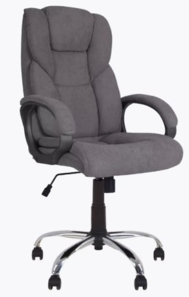 Кресло офисное MORFEO (CHR68) ткань SORO-93 серая в Магадане - изображение