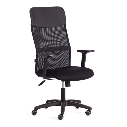 Кресло PRACTIC PLT ткань/кож/зам, черный, арт.20536 в Магадане - изображение