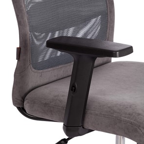 Компьютерное кресло PROFIT PLT флок/ткань, серый, 29/W-12, арт.20537 в Магадане - предосмотр 8