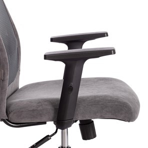 Компьютерное кресло PROFIT PLT флок/ткань, серый, 29/W-12, арт.20537 в Магадане - предосмотр 9