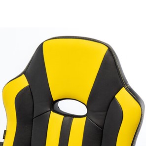 Офисное кресло RABIX "Stripe GM-202", экокожа, черное/желтое, 532510 в Магадане - предосмотр 11