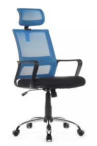 Компьютерное кресло RCH 1029HB, черный/синий в Магадане - предосмотр
