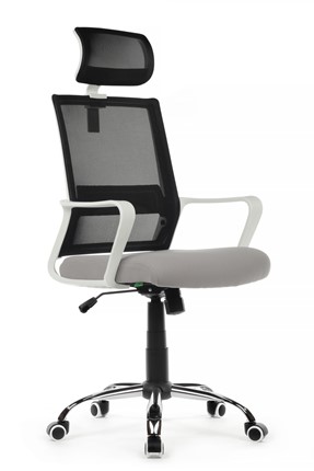 Кресло компьютерное RCH 1029HW, серый/черный в Магадане - изображение