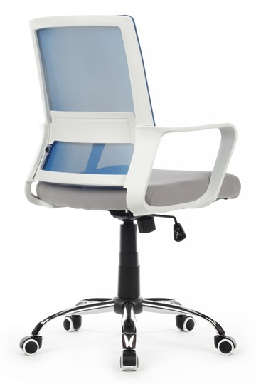 Компьютерное кресло RCH 1029MW, серый/синий в Магадане - изображение 3