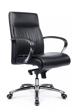 Кресло компьютерное RV DESIGN Gaston-M (Черный) в Магадане - изображение