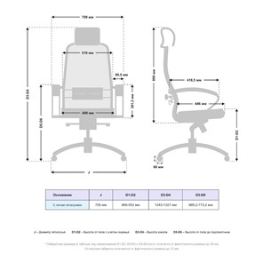 Офисное кресло Samurai SL-2.04 MPES Белый в Магадане - предосмотр 2