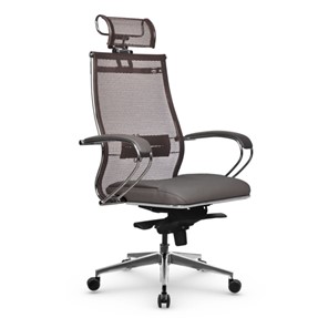 Кресло офисное Samurai SL-2.051 MPES Светло-Коричневый / Серый в Магадане - предосмотр