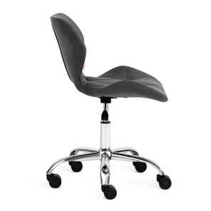 Компьютерное кресло SELFI флок, серый, арт.15302 в Магадане - предосмотр 1