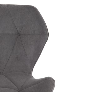 Компьютерное кресло SELFI флок, серый, арт.15302 в Магадане - предосмотр 4
