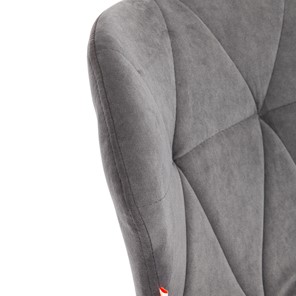 Компьютерное кресло SELFI флок, серый, арт.15302 в Магадане - предосмотр 6