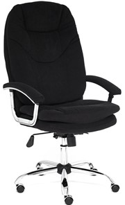 Кресло компьютерное SOFTY LUX флок, черный, арт.13594 в Магадане - предосмотр