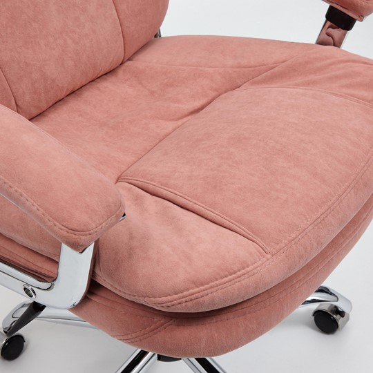 Кресло компьютерное SOFTY LUX флок, розовый, арт.13952 в Магадане - изображение 15
