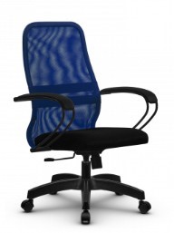 Кресло офисное SU-CK130-8 PL синий/черный в Магадане