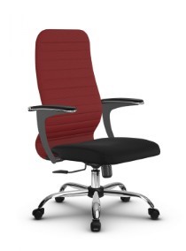 Компьютерное кресло SU-CU160-10 CH красный/черный в Магадане