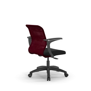 Офисное кресло SU-M-4/подл.160/осн.005 бордовый/черный в Магадане - предосмотр 1